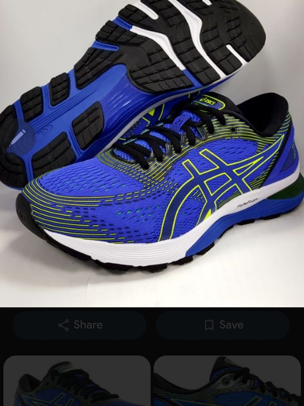 ASICS GEL-Nimbus 21 - Brand New / Mint Condition Size 9.5 (Illusion Blue)